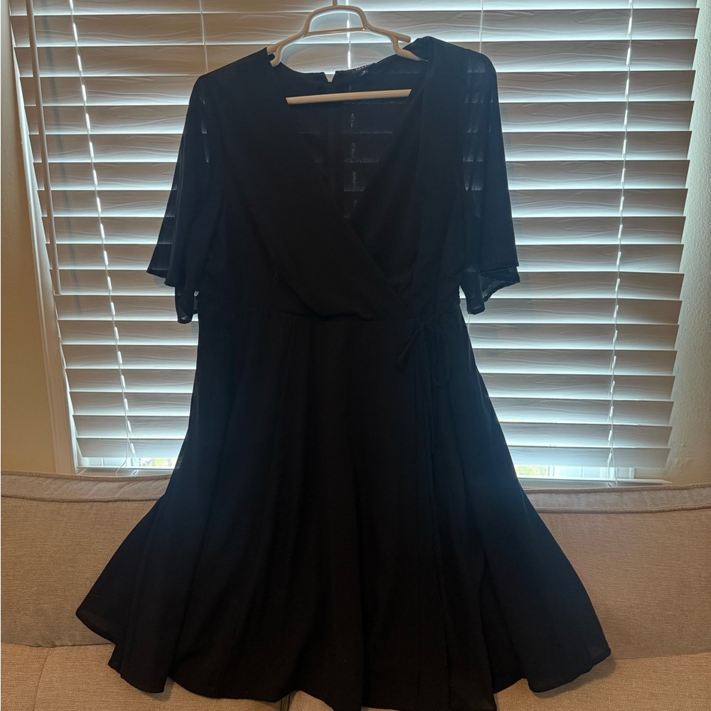 Torrid Black Long Sleeve Dress